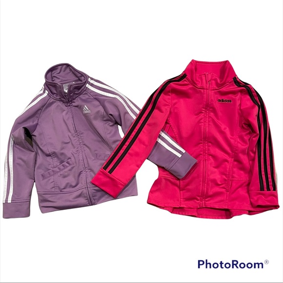 Adidas kids jacket size 3T & 4T lot of 2 Preowned great condition - Picture 6 of 6
